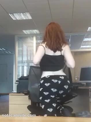 Ginger in the office