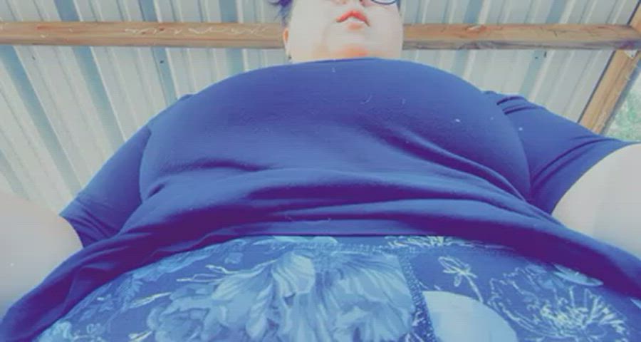 bbw flashing milf ssbbw gif