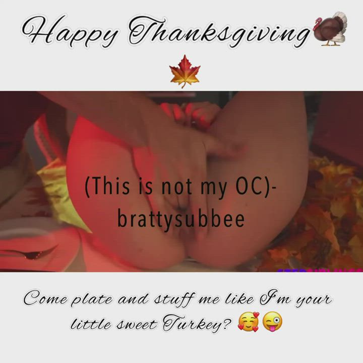 Happy thanks giving🖤🍁 even to all you only fans spammers Hahahhahah but especially