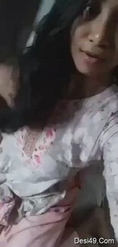 Big Tits Bra Desi Indian Teen gif