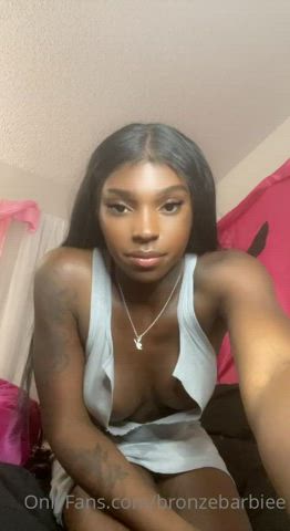 bbc ebony fake tits tits trans trans woman gif