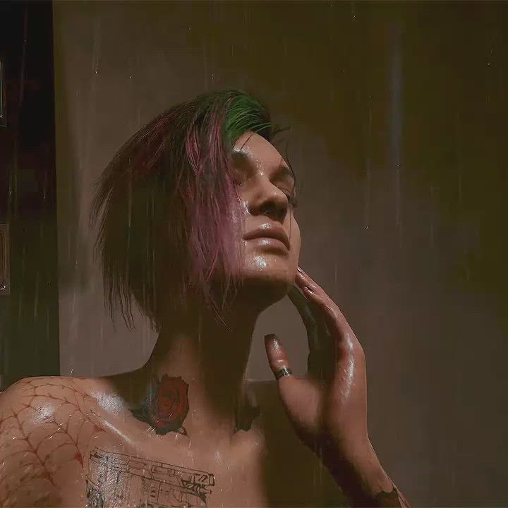 Hispanic Shower Tattoo gif