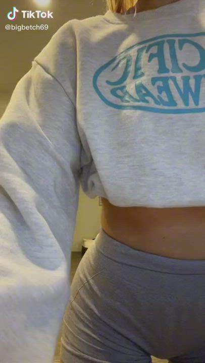 Ass Blonde Camel Toe Thick Tight Tight Ass TikTok gif