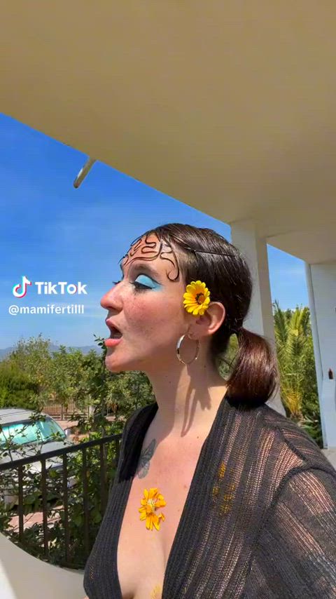 alt babe boobs tiktok tits gif