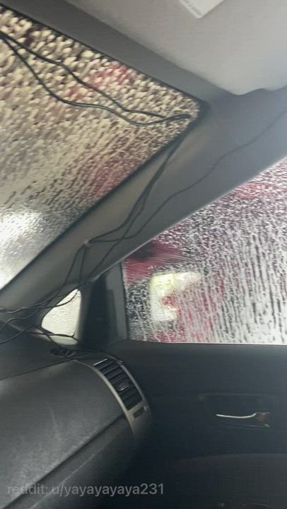 At the car wash