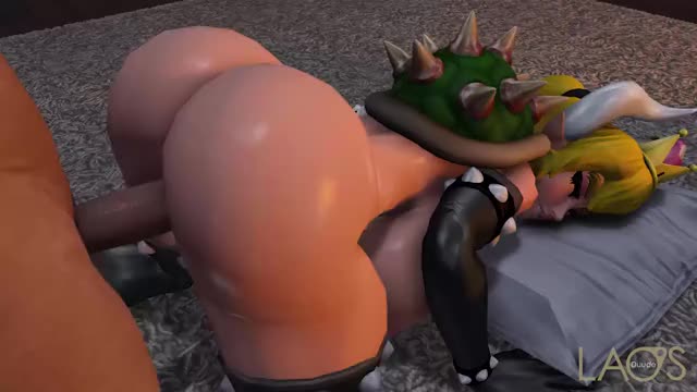 3D, Animated, Bowsette, Laosduude, Source_Filmmaker, Super_Mario_Bros