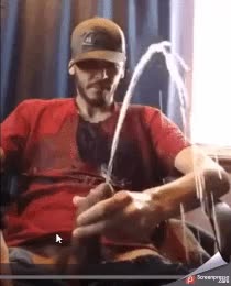 Hot piss stream from hardon gif