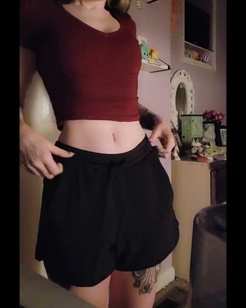 onlyfans petite small tits strip tiny waist gif