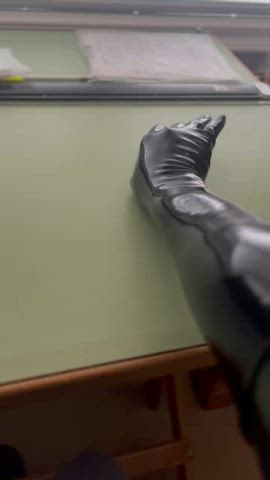 latex latex gloves rubber gif