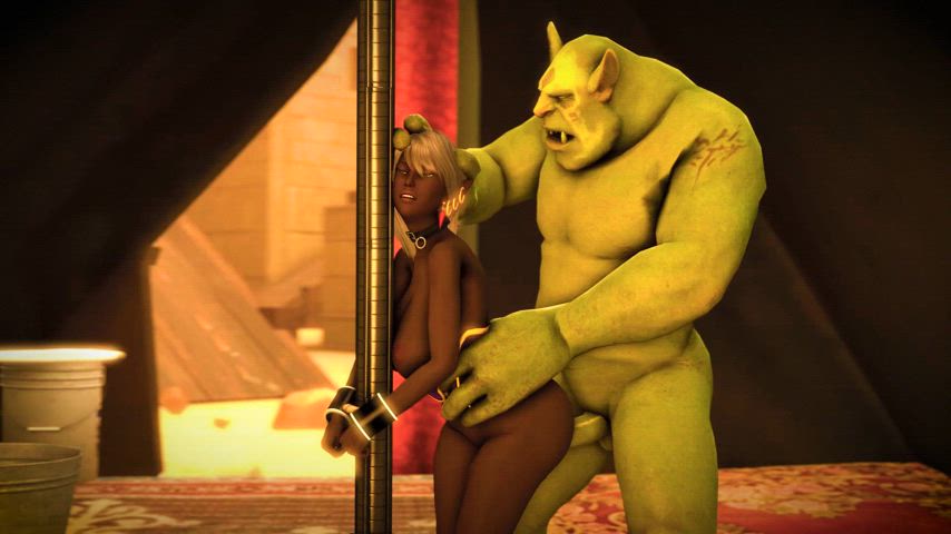 animation elf fantasy interracial moaning ogre orc role play rule34 standing doggy