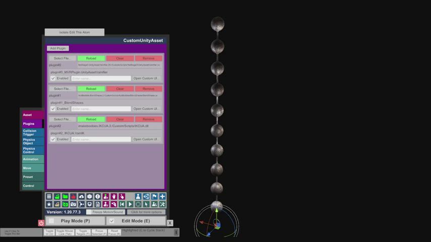 3D Anal Beads Toy gif