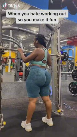 BBW TikTok Twerking Workout gif