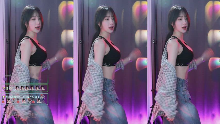 asian big tits dancing korean gif