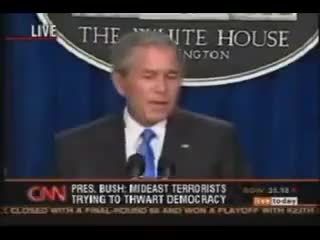 George Bush Admits Iraq Had Nothing To Do With 9 11 (MUST WATCH)