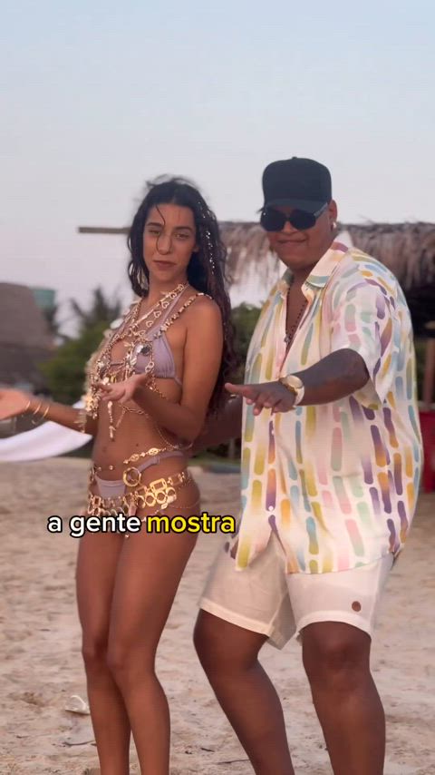 ass beach bikini brazilian celebrity dancing gif