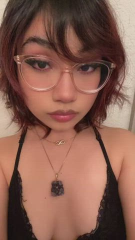 Asian Glasses TikTok gif