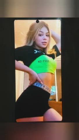 Cum Teen Tribute gif