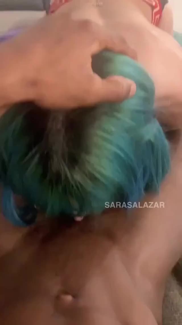 Sara Salazar Riding And Stroking Her Monster Cock