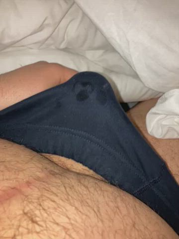 Precum Uncut Underwear gif