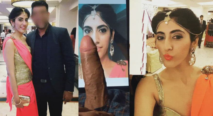 big dick bride cock cock worship cuckold desi indian wife gif