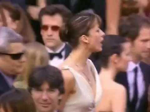 Sophie Marceau wardrobe malfunction Cannes