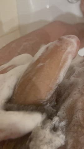 Bathroom Big Dick Hairy Cock gif