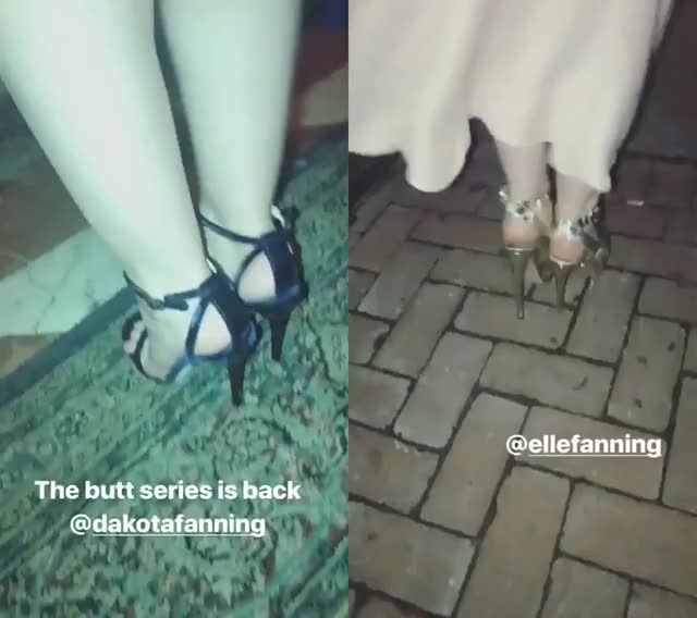 Dakota & Elle Fanning Booty CelebJihad.com