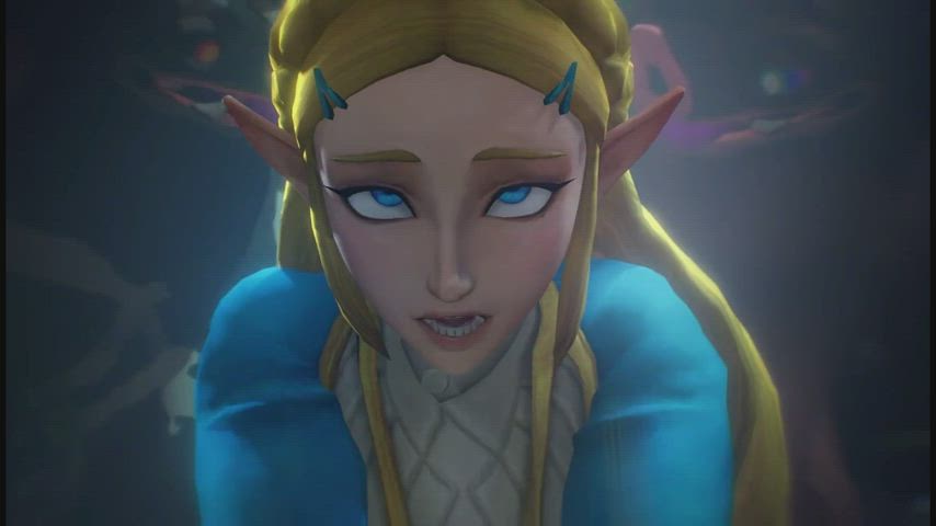 Freeuse Zelda loves Monster Cock Porn GIF by Mr.Plutonium