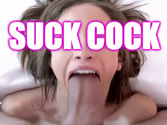 BWC Blowjob Caption Cock Edging Face Fuck Sucking gif