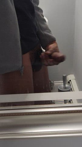 Always gotta tease myself before I leave the bathroom!