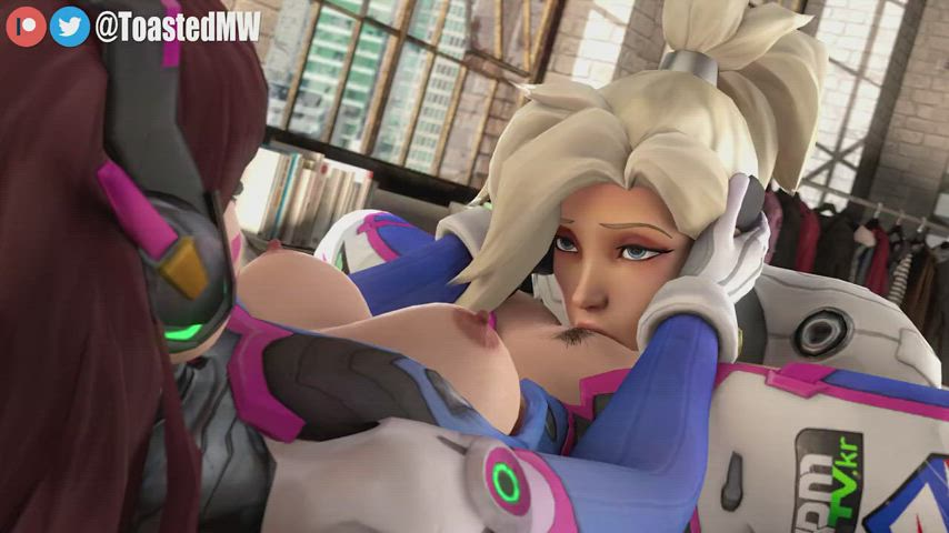 Mercy &amp; D.va (ToastedMicrowave) [Overwatch]