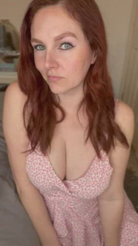 big tits cute milf natural tits redhead tits gif