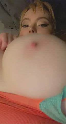 big tits blonde boobs fansly milf manyvids onlyfans pornhub xvideos gif