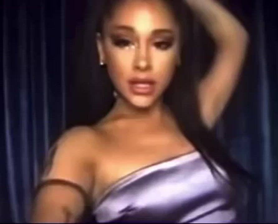 Ariana Grande Boobs Lesbian gif