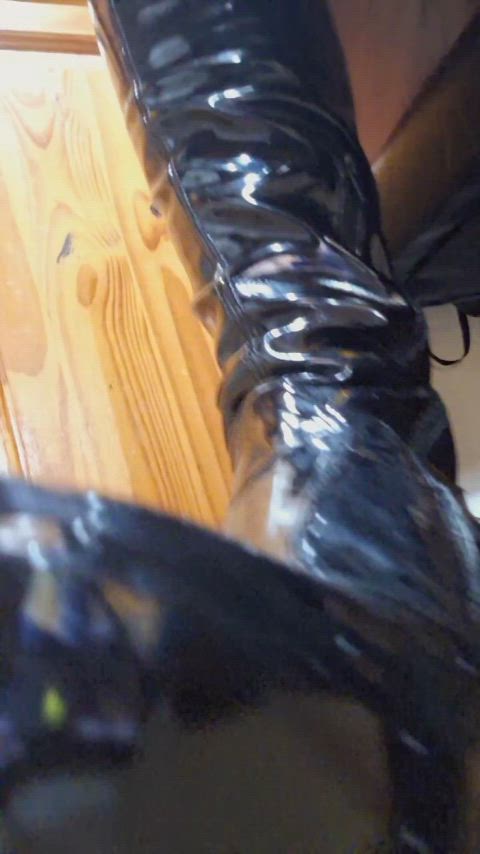 big tits boots corset femdom sexy-lingerie gif