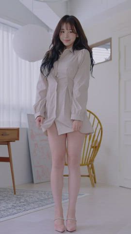 asian babe cute korean model gif