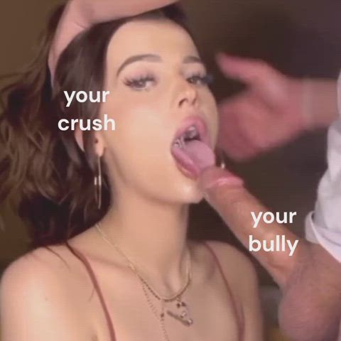 blowjob bully caption gif