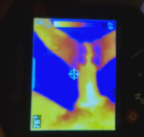 Thermal image footjob?