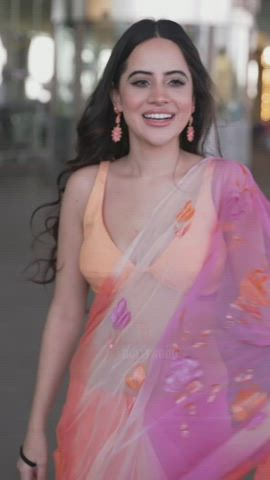 Urfi Javed in Saree