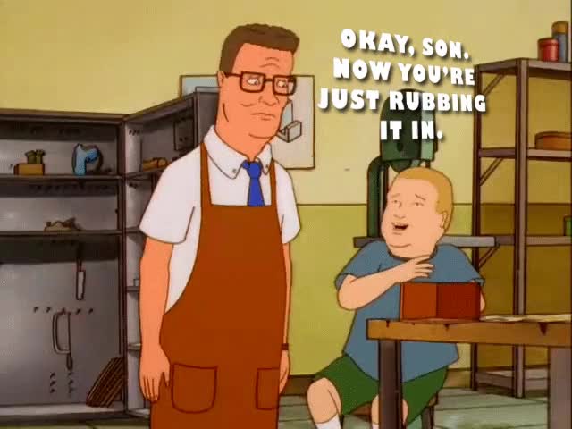 Hank Embarassed