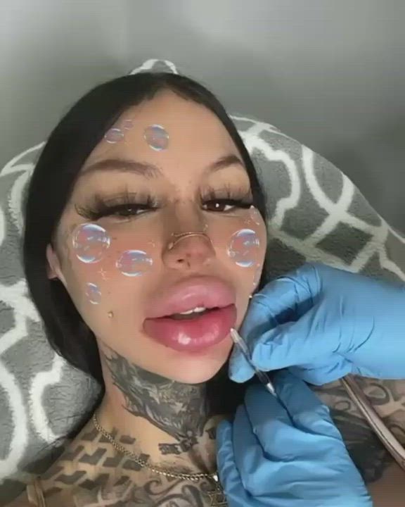 Fake Fetish Lips gif