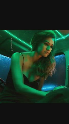 bollywood boobs celebrity cleavage stripping gif