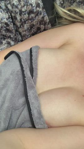 blonde boobs british girlfriend milf mom nipples onlyfans tits gif