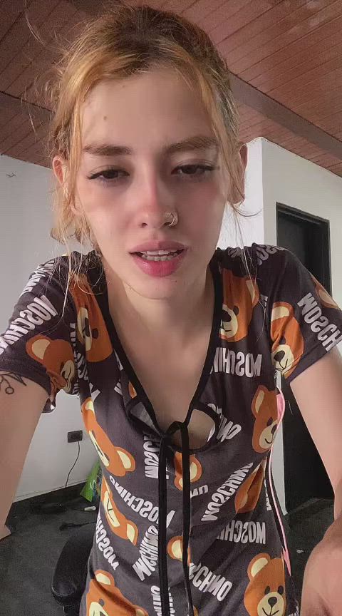 braces colombian downblouse pajamas tiktok tik-tok gif