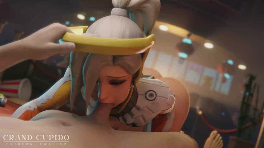 Mercy blowjob ( GrandCupido ) [Overwatch]