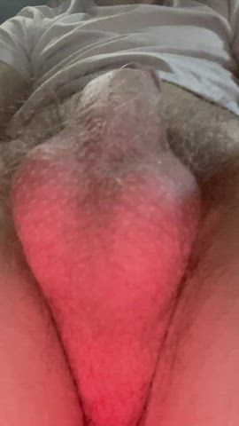 My 18 year old balls moving as they produce all my cum