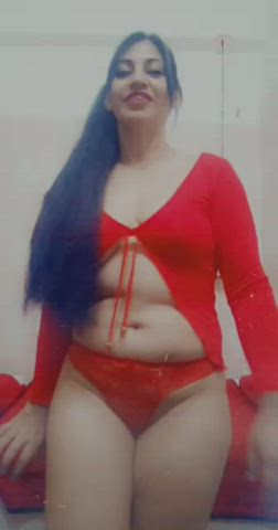 camgirl curvy latina lingerie milf seduction solo webcam gif