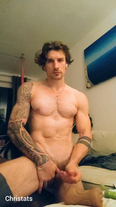 big dick cumshot fleshlight fuck hottie jerk off masturbating muscles onlyfans solo