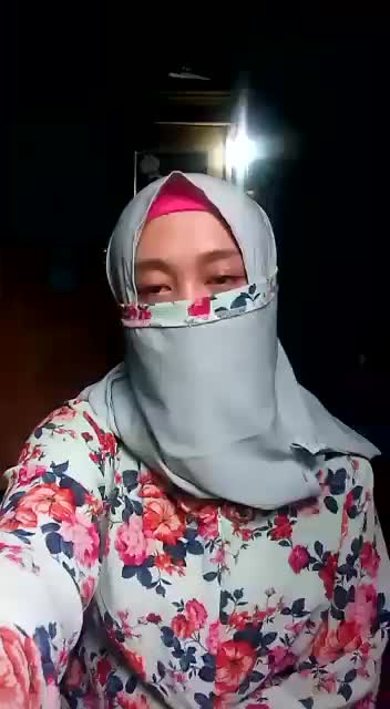 Hijabi Wife Having Fun