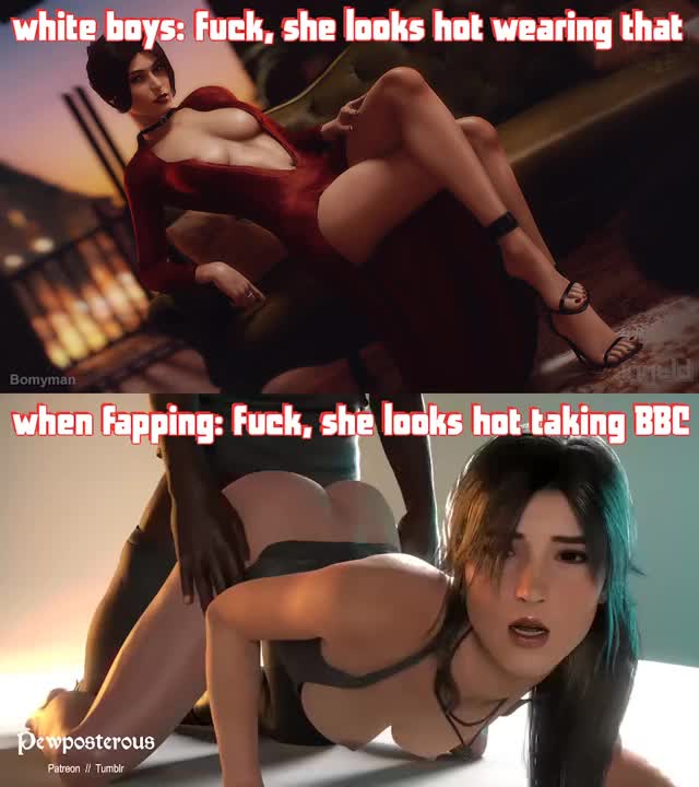 looks hot taking bbc (lara)
